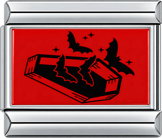 Bat Coffin Single Charm