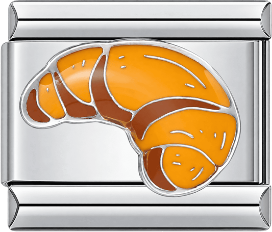 Golden Croissant Single Charm