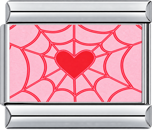 Sipder Red Heart Single Charm