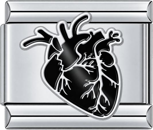 Anatomical Heart Halloween Single Charm