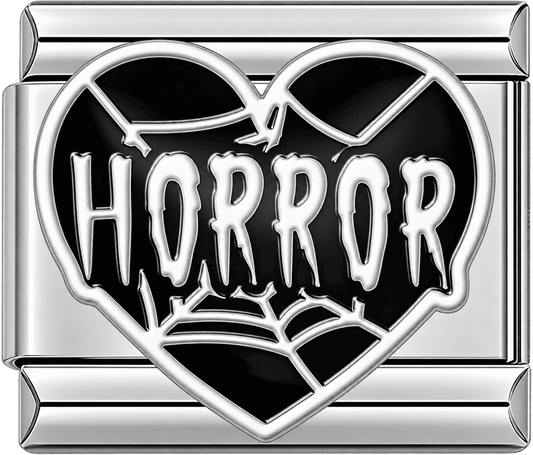 Horror Heart Halloween Single Charm
