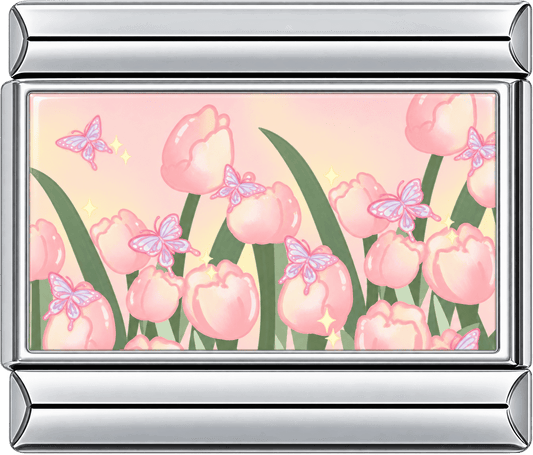Butterfly Tulip Garden Single Charm