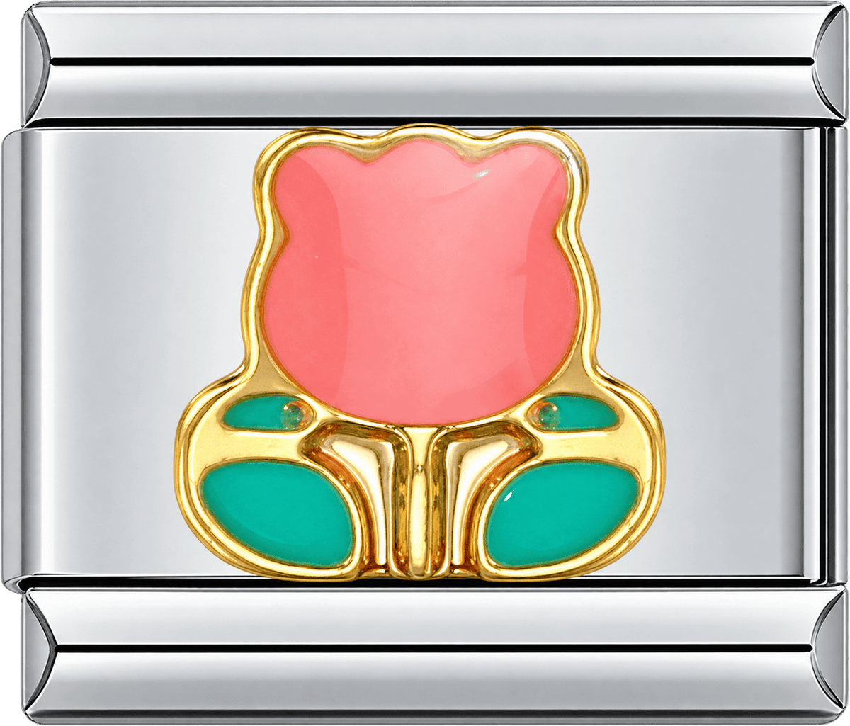 Pink Tulip Single Charm