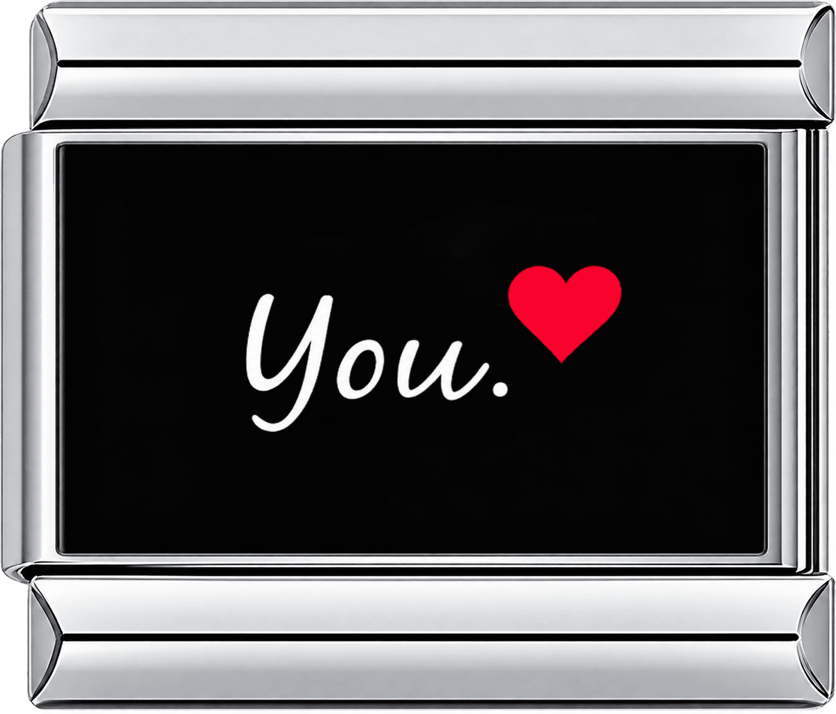 You Red Heart Single Charm