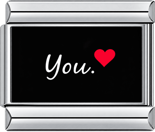 You Red Heart Single Charm